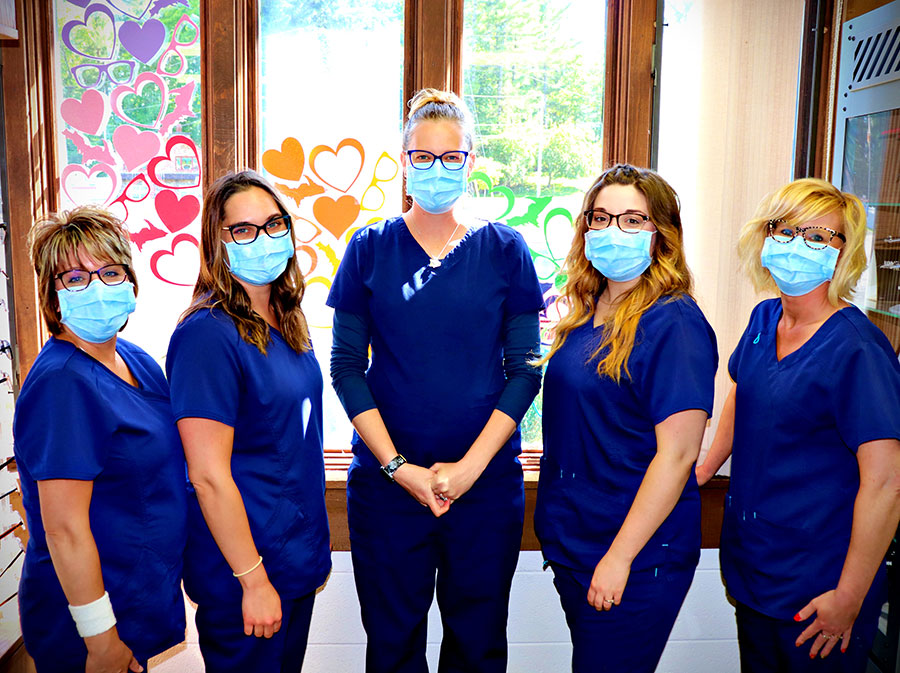 NECAGIRLS2 The staff at Northern Eye Care Associates